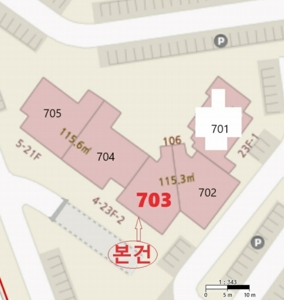 2024타경100205 충청남도 천안시 서북구 천안대로 999-7, 천안두정역이안더센트럴 106동 7층 703호 아파트[공급34평형] 경매 이미지