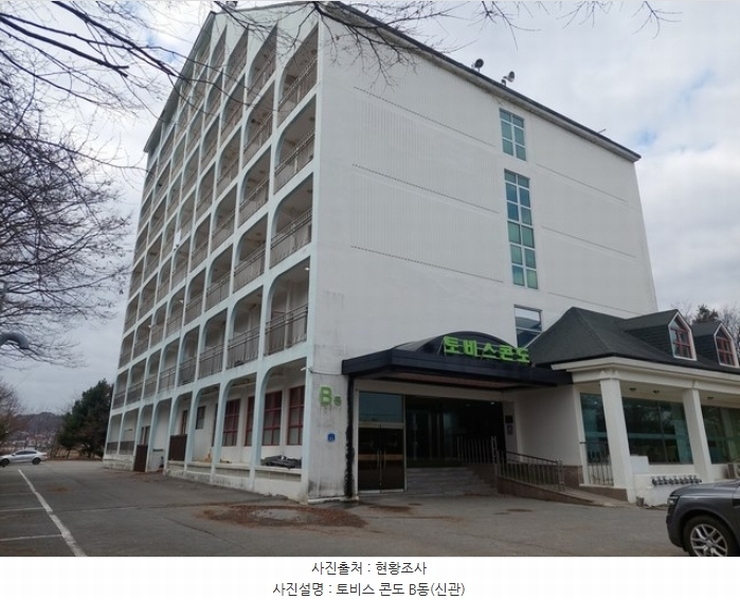 2024타경116460 충청남도 아산시 도고면 기곡로77번길 39, 토비스훼미리콘도미니엄 지하1층 소회의실호 숙박(콘도등) 경매 이미지