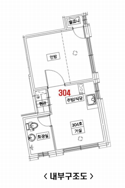 2025타경11347 서울특별시 강서구 가로공원로 184-14, 와이앤비더스토리 3층 304호 다세대(빌라) 경매 이미지