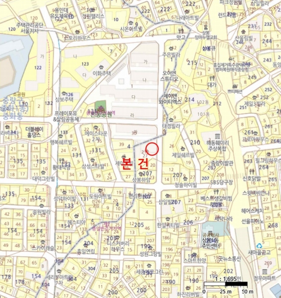 2025타경11372 서울특별시 중랑구 중화동 4-30 다세대(빌라) 경매 이미지