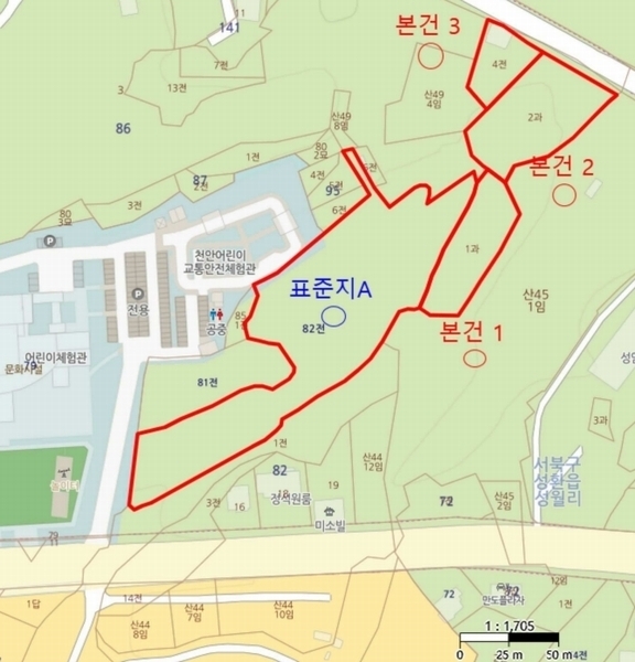 2025타경11383 충청남도 천안시 서북구 성환읍 성월리 86-1 과수원 경매 이미지