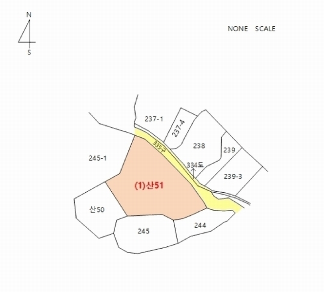 2025타경11809 충청남도 천안시 동남구 목천읍 삼성리 산51 임야 경매 이미지