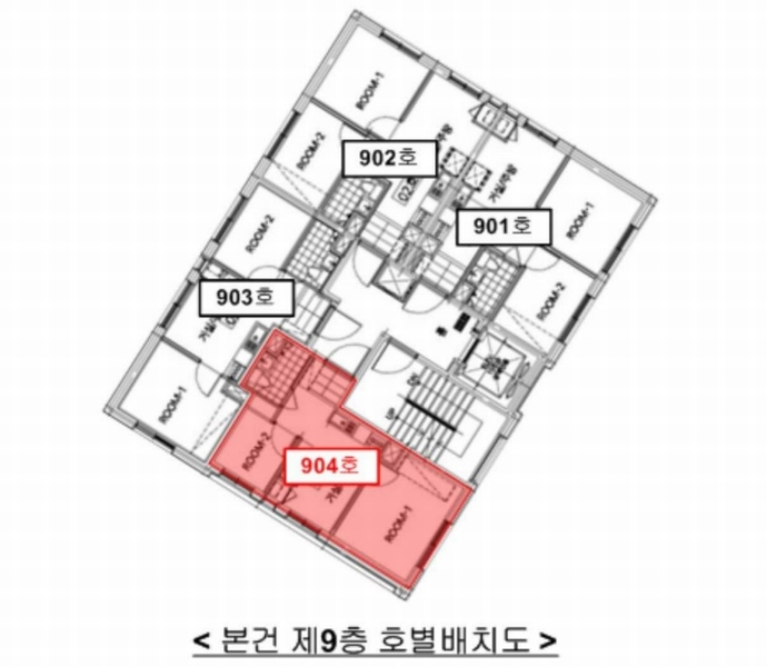 2025타경11386 서울특별시 강서구 까치산로 77-2, 더베네치아스위트 9층 904호 오피스텔 경매 이미지