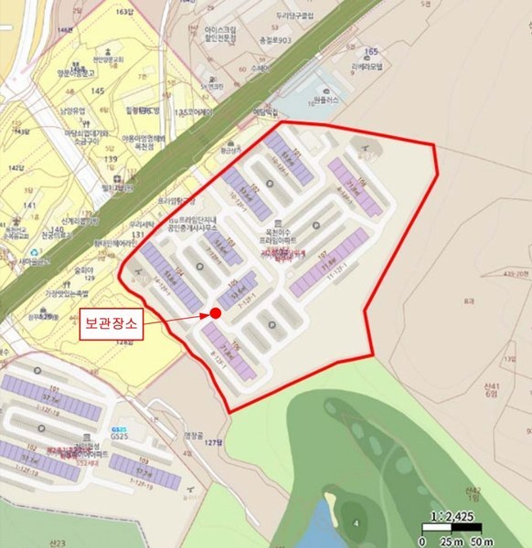 2025타경12457 충청남도 천안시 동남구 목천읍 신계리 134-3, 104동 실내지상주차장 코란도 경매 이미지