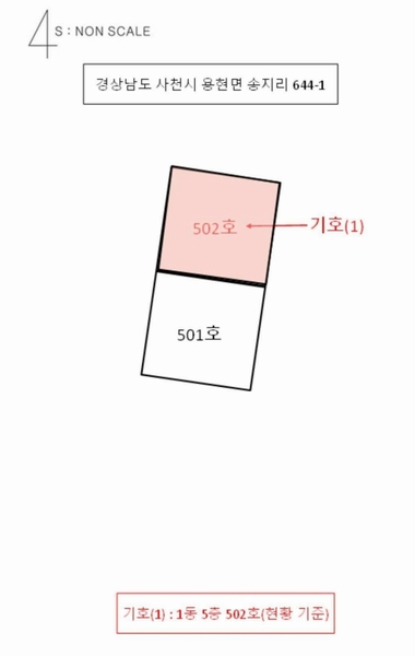 2022타경5184 경상남도 사천시 용현면 신송길 80-14, 로벨리아 1동 5층 502호 다세대(빌라) 경매 이미지