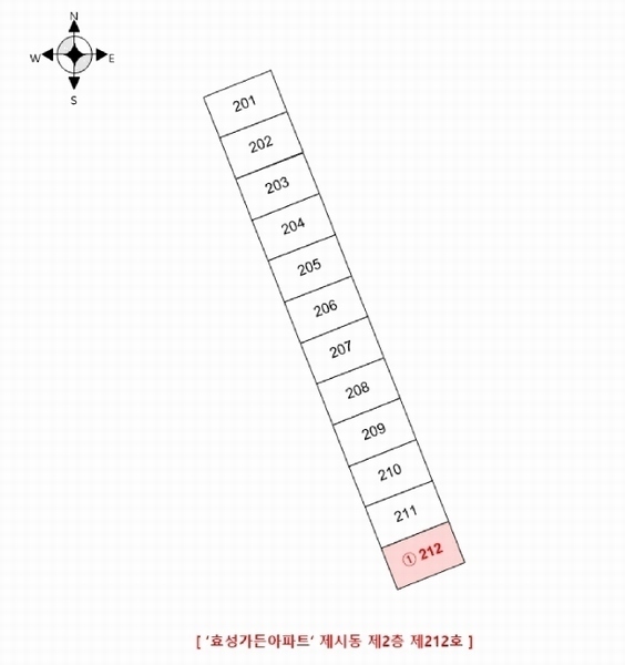 2025타경11420 경상남도 창원시 성산구 신촌로134번길 5,경상남도 창원시 성산구 신촌로134○○○○, 효성가든아파트 시동 2층 212호효성가든○○ 아파트[공급16평형] 경매 이미지