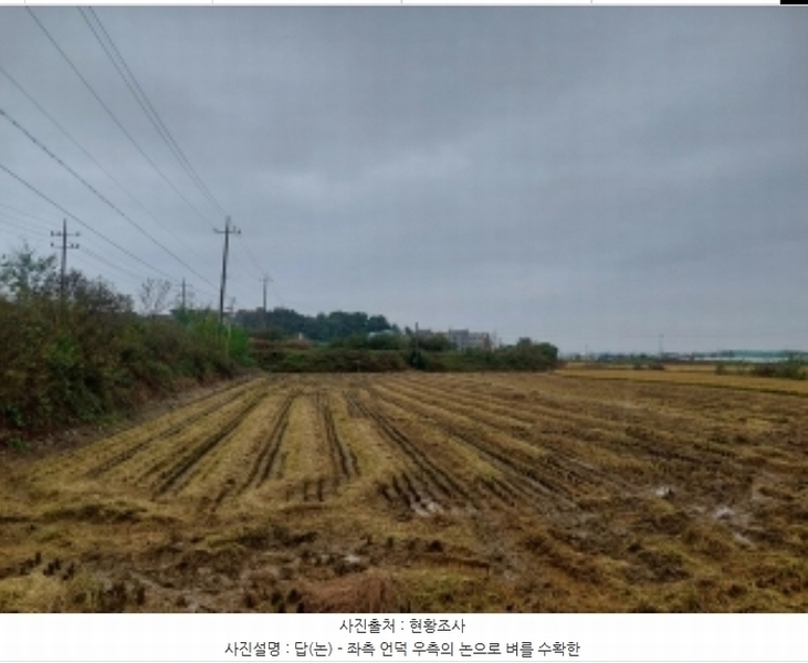 2024타경113645 충청남도 아산시 인주면 관암리 100-3 농지 경매 이미지