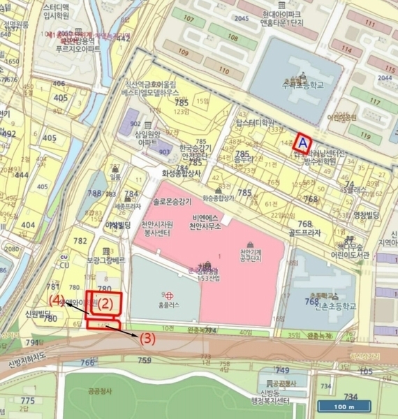 2024타경115986 충청남도 천안시 동남구 신방동 780-2 근린시설 경매 이미지