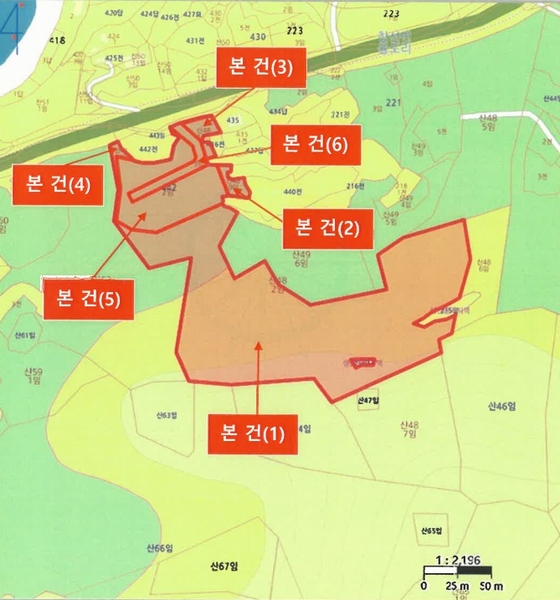2025타경609 경상남도 남해군 창선면 율도리 산48-2 임야 경매 이미지