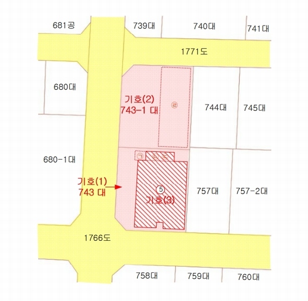 2025타경11546 충청남도 천안시 서북구 두정동 743-1 대지 경매 이미지