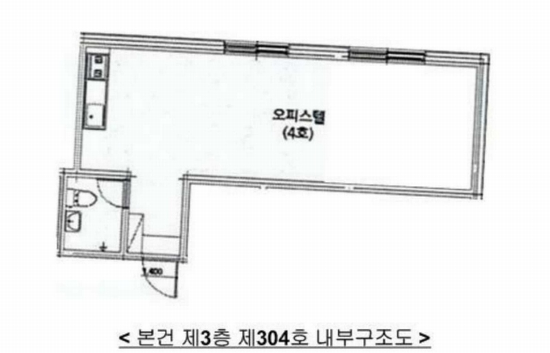 2025타경11428 서울특별시 금천구 서부샛길 582-8, 몽삐에뜨 3층 304호 오피스텔[계약13평형] 경매 이미지