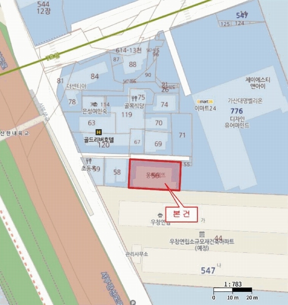 2025타경11428 서울특별시 금천구 서부샛길 582-8, 몽삐에뜨 3층 304호 오피스텔[계약13평형] 경매 이미지