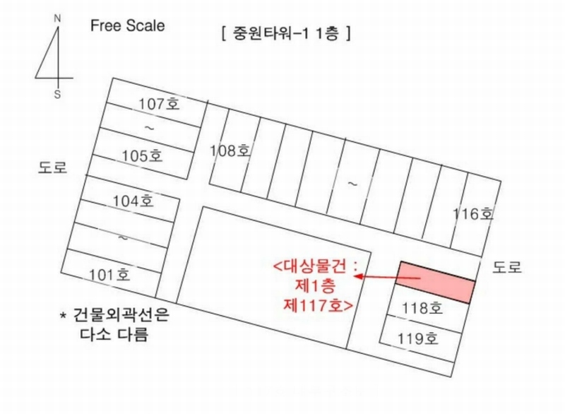 2025타경12031 충청남도 천안시 서북구 불당동 1489 근린상가 경매 이미지