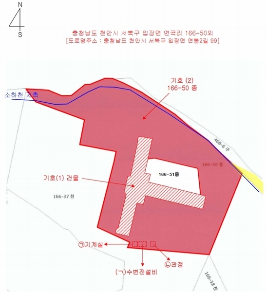 2019타경10346 충청남도 천안시 서북구 입장면 연곡리 166-50 종교시설 경매 이미지