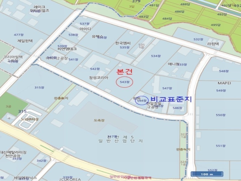 2024타경106937 충청남도 천안시 동남구 수신면 신풍리 543 공장 경매 이미지