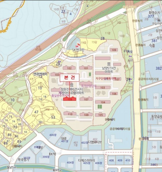 2025타경11596 경상남도 창원시 진해구 월남로 144, 창원진해비전시티우방아이유쉘아파트 108동 1층 103호 아파트[공급30평형] 경매 이미지