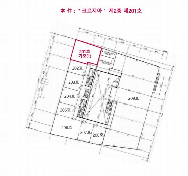 2025타경12184 충청남도 천안시 동남구 풍세로 798, 코르지아 2층 201호 근린상가 경매 이미지