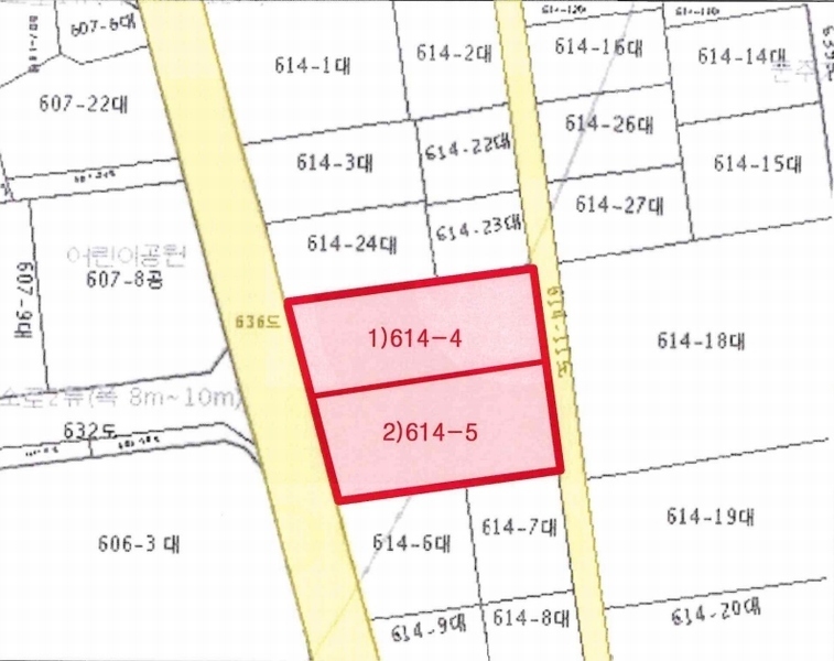 2025타경451 경상남도 김해시 부원동 614-4 대지 경매 이미지