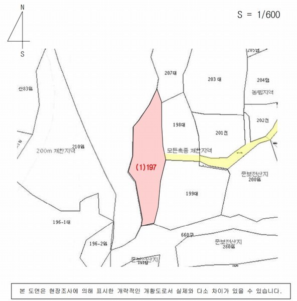 2025타경458 경상남도 김해시 생림면 도요리 197 대지 경매 이미지