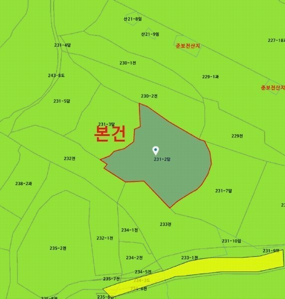 2025타경11678 충청남도 천안시 성거읍 문덕리 231-2 농지 경매 이미지