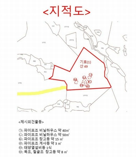 2025타경11725 충청남도 천안시 동남구 목천읍 석천리 산49 임야 경매 이미지