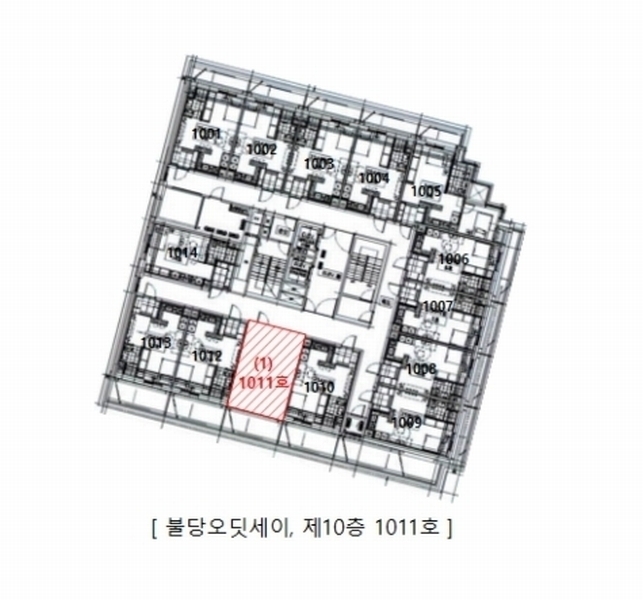2025타경10262 충청남도 천안시 서북구 불당4로 111, 불당오딧세이 10층 1011호 아파트[공급12평형] 경매 이미지