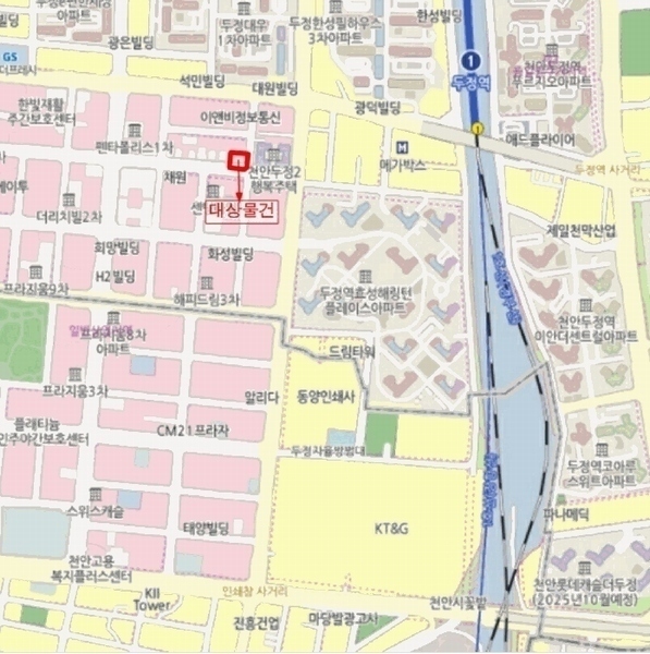 2025타경11517 충청남도 천안시 서북구 두정상가8길 55, 아델리아 3층 301호 오피스텔 경매 이미지