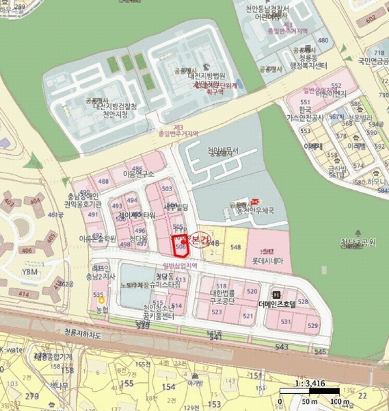 2025타경12135 충청남도 천안시 동남구 청당동 506 근린상가 경매 이미지