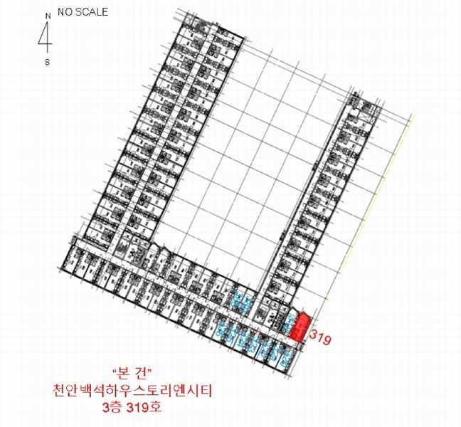 2025타경12475 충청남도 천안시 서북구 한들1로 218, 천안백석하우스토리엔시티 3층 319호 오피스텔[계약13평형] 경매 이미지