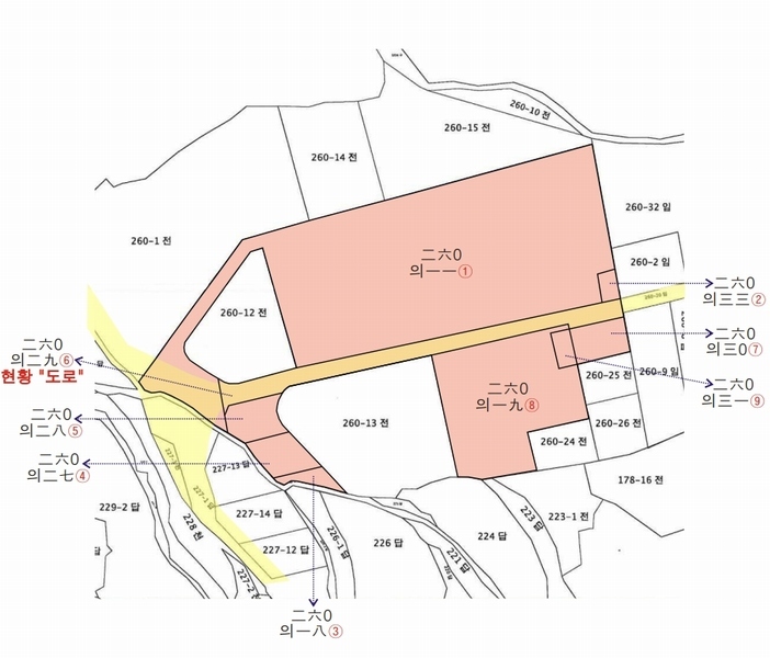2020타경1853 충청남도 공주시 계룡면 하대리 260-11 농지 경매 이미지