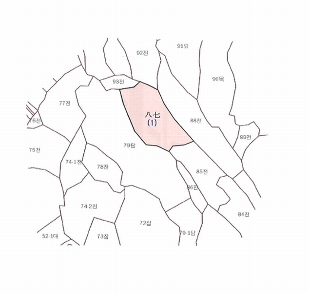 2024타경1233 충청남도 청양군 화성면 구재리 87 농지 경매 이미지