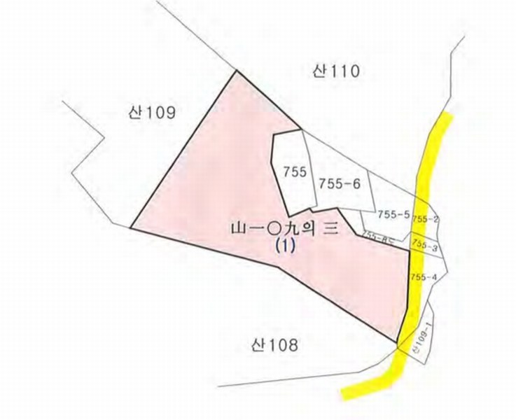 2024타경1257 충청남도 공주시 계룡면 기산리 산109-3 근린시설 경매 이미지