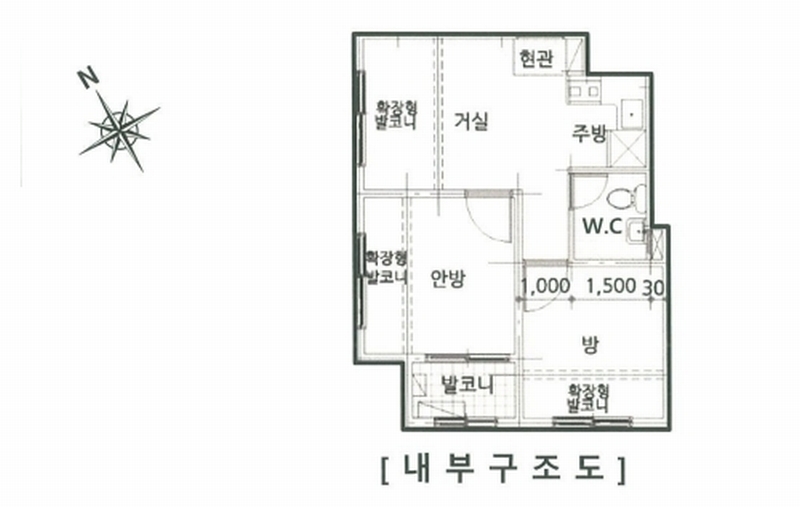 2025타경11533 서울특별시 강서구 화곡로68길 136-2, 라움팰리스 4층 401호 다세대(빌라) 경매 이미지