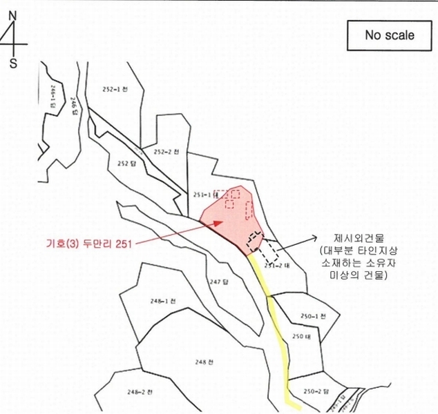 2024타경21961 충청남도 공주시 의당면 두만리 251 대지 경매 이미지