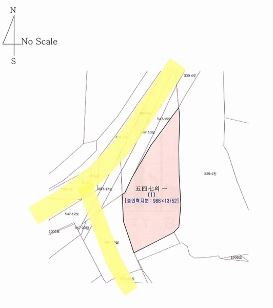 2024타경21992 충청남도 청양군 비봉면 방한리 547-1 농지 경매 이미지