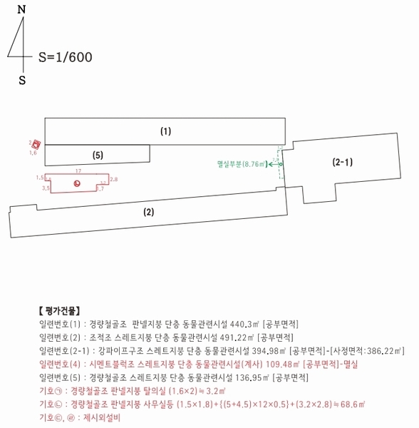 2024타경22285 충청남도 공주시 계룡면 경천리 308-2 농가관련시설 경매 이미지