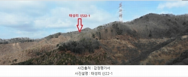 2024타경22506 충청남도 공주시 정안면 태성리 산22-1 임야 경매 이미지