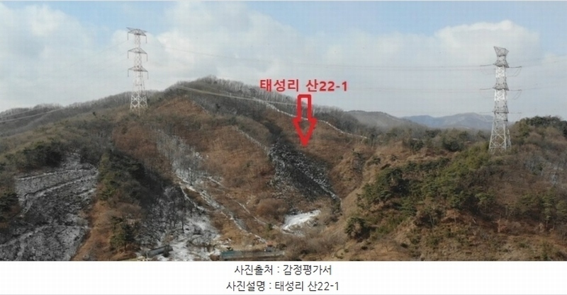 2024타경22506 충청남도 공주시 정안면 태성리 산22-1 임야 경매 이미지