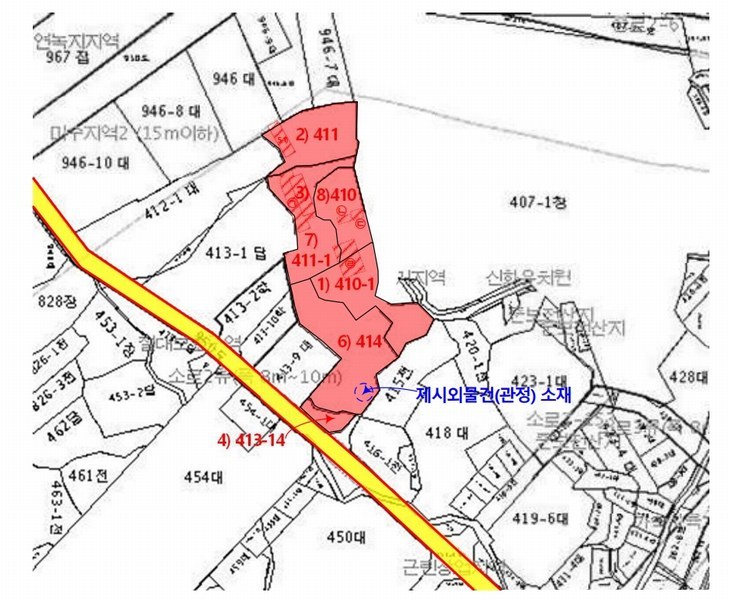 2024타경22520 경상남도 통영시 미수동 410-1 농지 경매 이미지