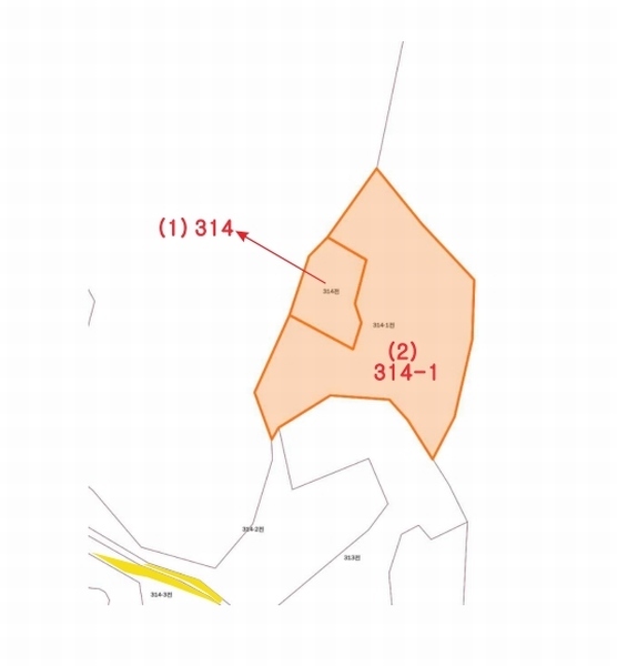 2025타경20239 충청남도 공주시 우성면 도천리 314 농지 경매 이미지