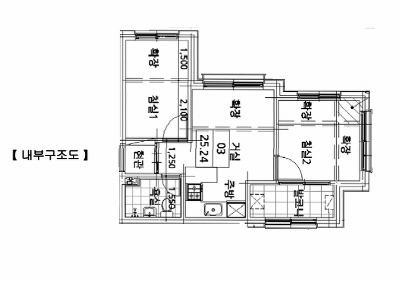 2025타경11666 서울특별시 강서구 초원로6길 34, 다온아르떼 6층 603호 다세대(빌라) 경매 이미지