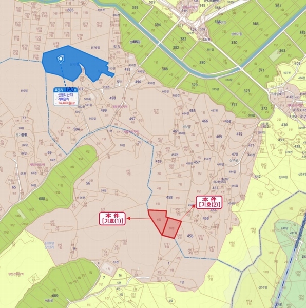 2025타경20275 충청남도 공주시 이인면 신영리 458-10 임야 경매 이미지