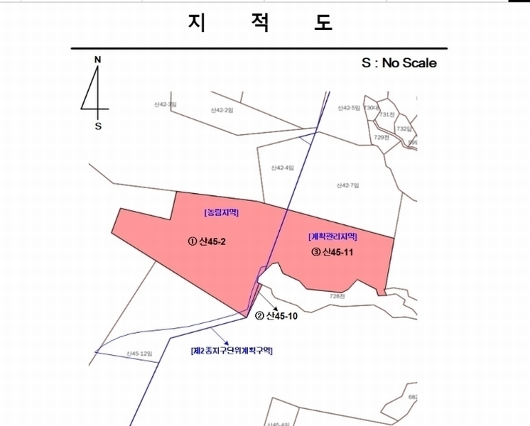 2024타경1332 충청남도 공주시 사곡면 가교리 산45-2 임야 경매 이미지