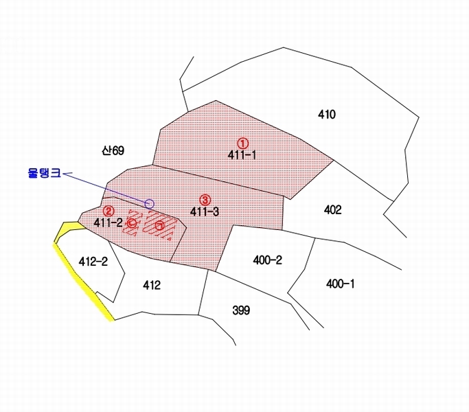 2024타경1424 경상남도 통영시 용남면 장문리 411-1 대지 경매 이미지