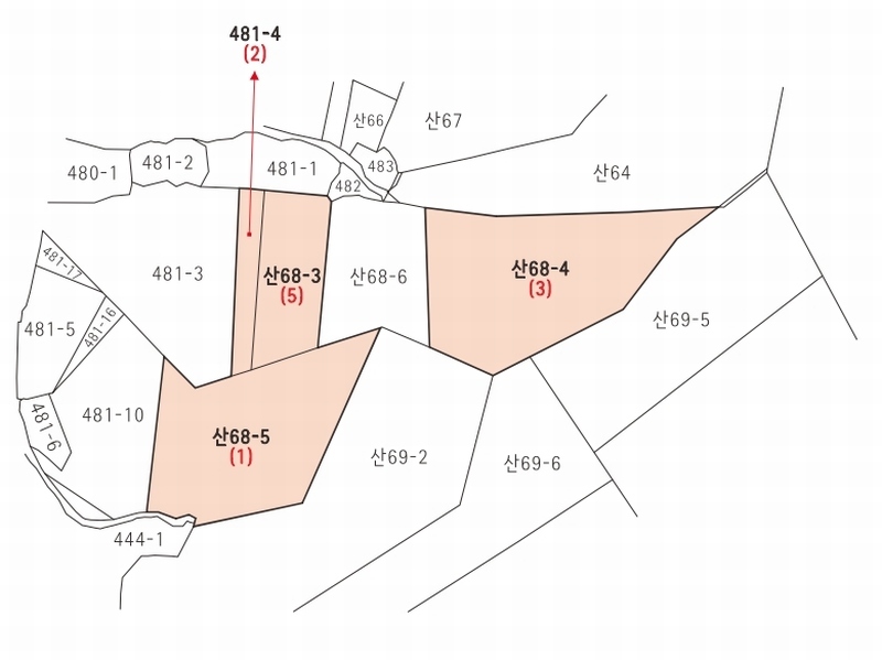 2024타경22124 충청남도 공주시 월송동 산68-4 임야 경매 이미지