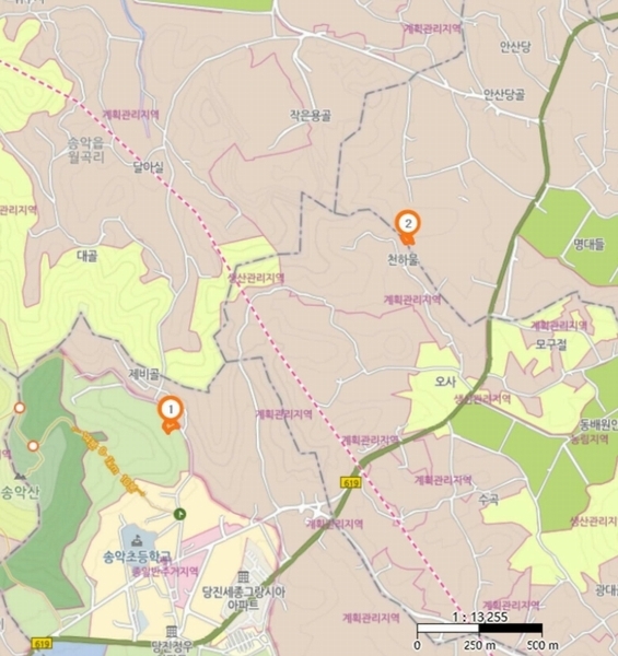 2024타경3508 충청남도 당진시 송악읍 부곡리 397-3 농지 경매 이미지