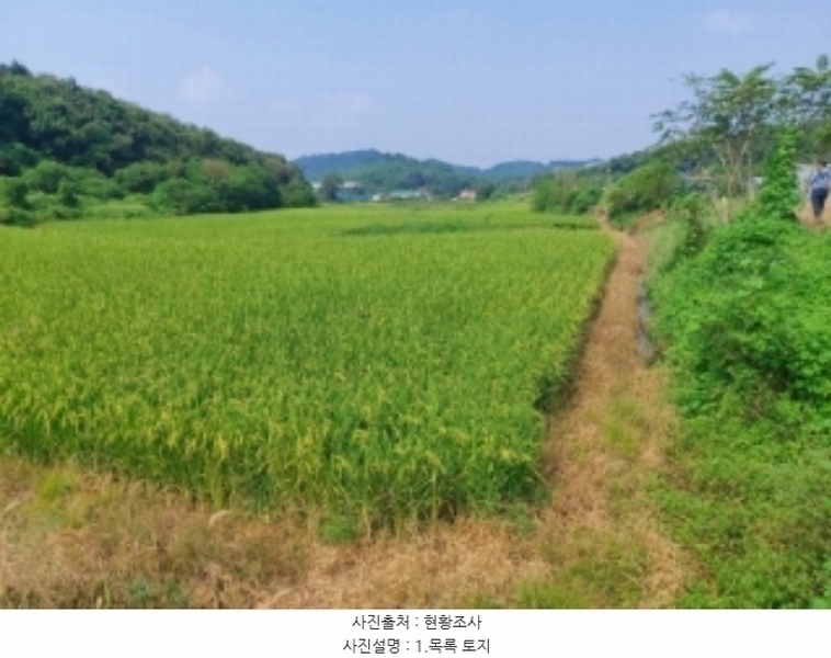 2024타경3683 충청남도 당진시 송악읍 가학리 123 농지 경매 이미지