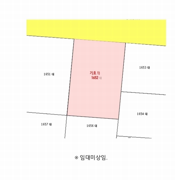 2024타경58256 충청남도 서산시 성연면 오사리 1652 대지 경매 이미지