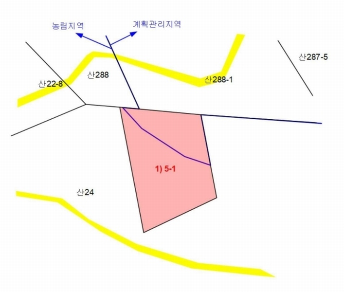 2024타경58393 충청남도 태안군 이원면 포지리 5-1 임야 경매 이미지