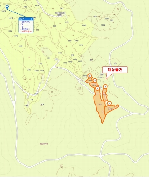 2024타경60198 충청남도 서산시 운산면 용현리 191 농지 경매 이미지